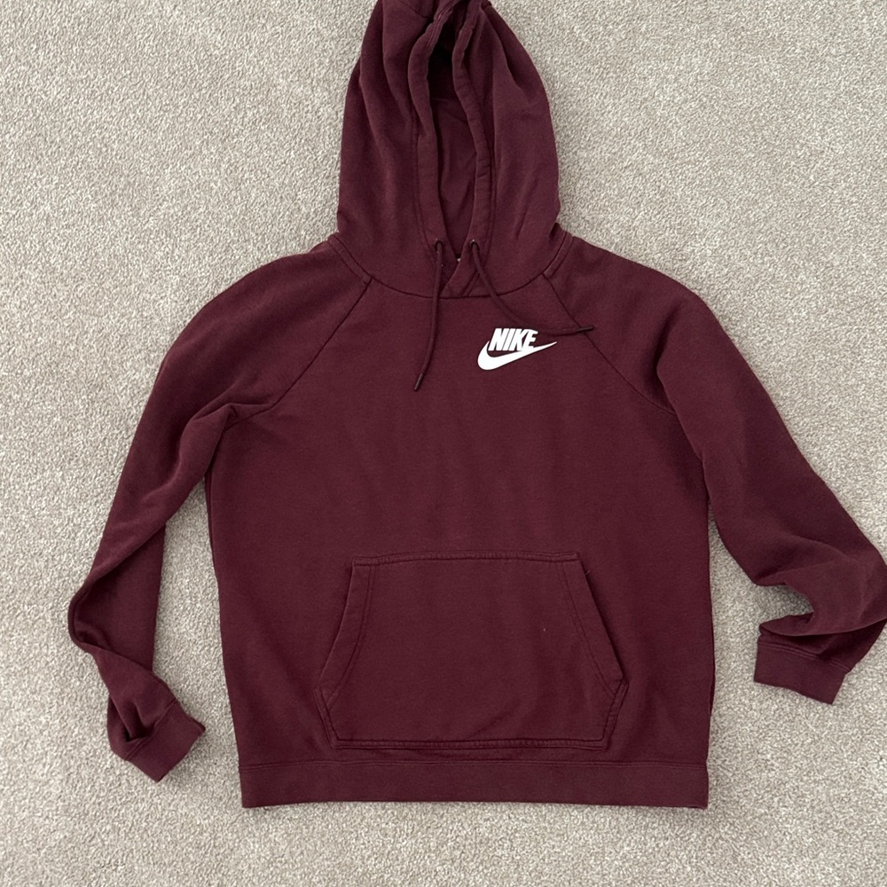 Nike Burgundy Womens Hoodie